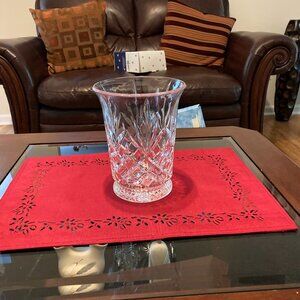 Vintage Crystal Flower Vase